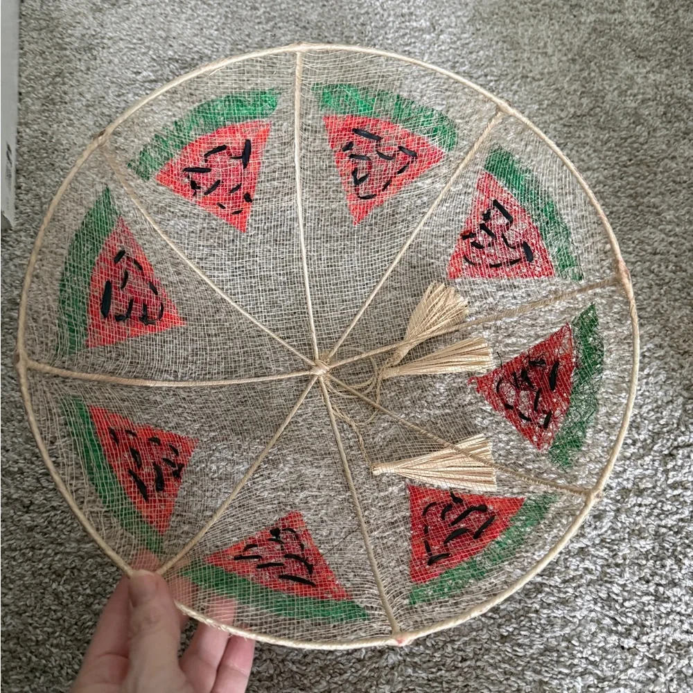 Sinamay Food Tent Cover Handcrafted Diameter-14
